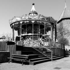 Carousel in Gdansk old town