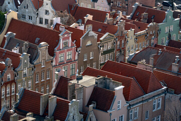 view of the Gdansk old town (kolorowe domki) © Bartosz