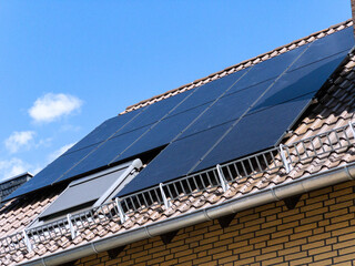 Photovoltaics installed on a residential building - Self-sufficient energy supply from solar energy