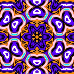 Illustration psychedelic background