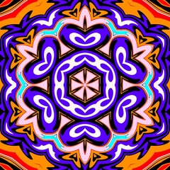 Illustration psychedelic background