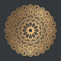 luxury mandala pattern background design Islamic east style.