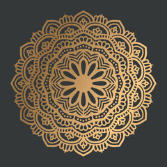 luxury mandala pattern background design Islamic east style.
