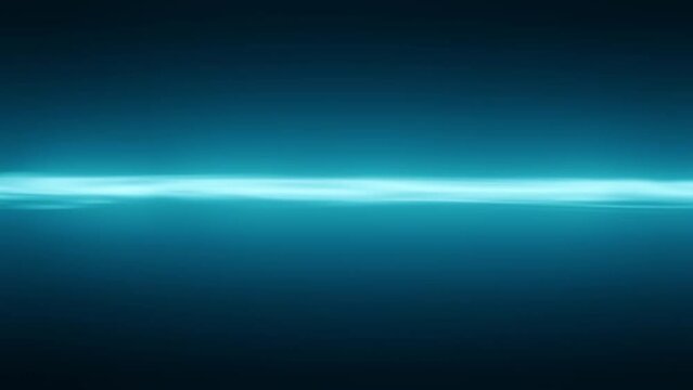 Abstract visualization of blue line energy flow particle effect on black background, motion, laser ray, simple animation, computer generated