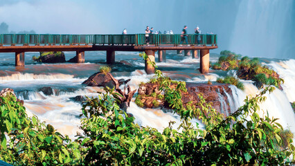 Iguazu Falls. On the Brazilian side.