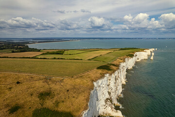 Fototapeta na wymiar Old Harry Rocks - Jurassic Coast - Dorset - England