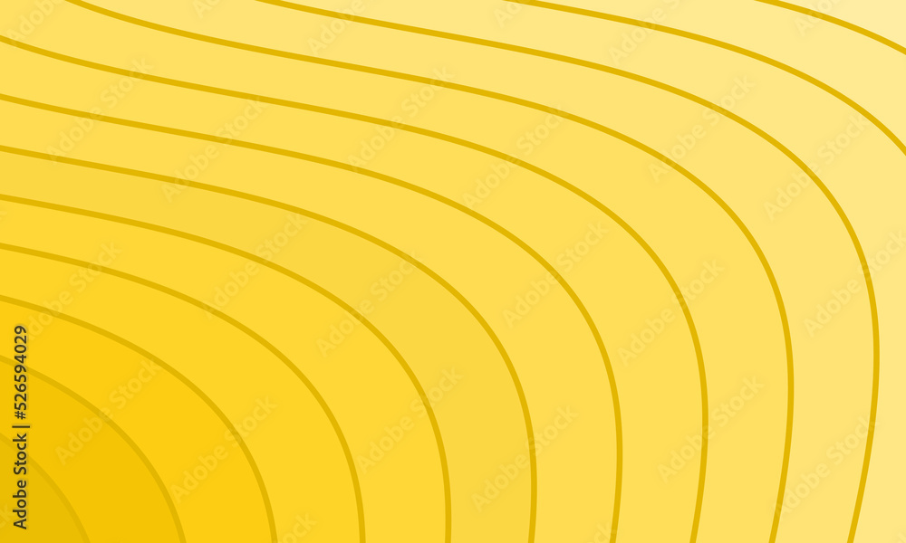 Poster golden abstract background in the form of a wave. wavy background design without gradient effect in 