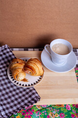 coffee and croissant
