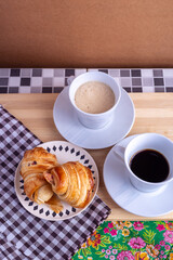 coffee and croissant