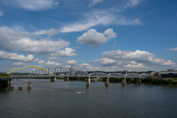 Naklejka na ściany i meble Rio Ohio, Cincinnati Bridges 