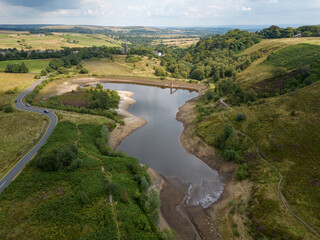 Fototapeta premium UK Drought 2022 - water levels