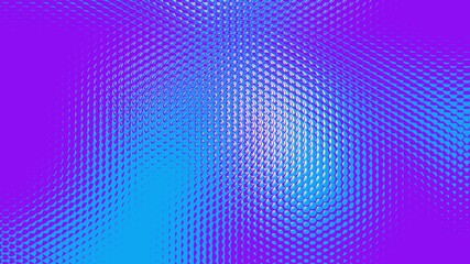 Illustration of abstract purple blue background with pattern and added effects