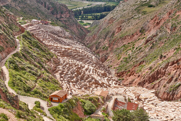 Maras salt ponds