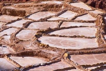 Salt mines at Maras in Sacred Valley of Incas