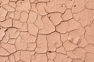 texture of salt ponds with soil