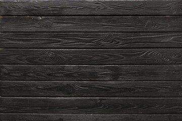 Black wooden boards as background