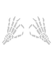 Augen durchgucken Skelett Loch 