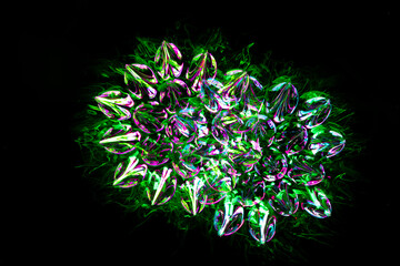 Abstract pattern virus , color background