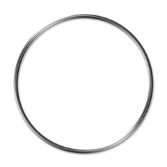 Gold Metallic Circle Frame