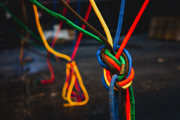 red and green cable