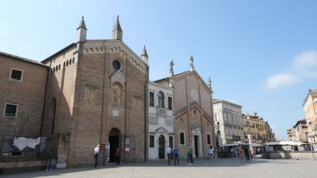 Padua, Italy, view of the Oratorio of Saint George