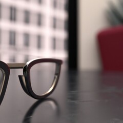 Spectacles on a Table