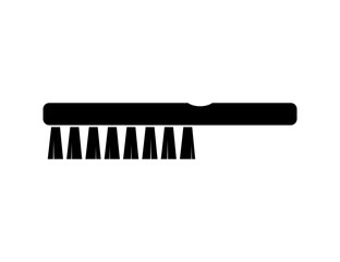 Cleaning Brush Clip Art Icon