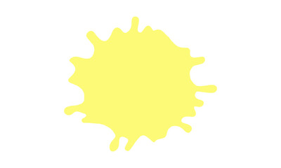 yellow color splash