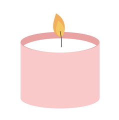 Pink candle concept