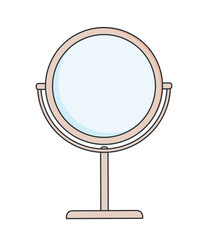 Cosmetic mirror icon