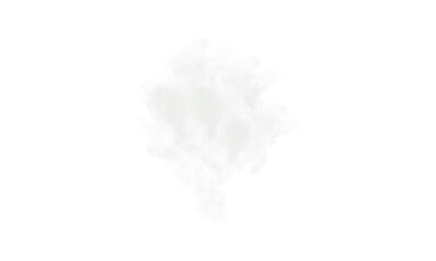 a white smoke
