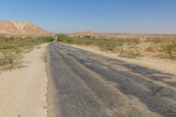 View of Hargeisa - Berbera road, Somaliland