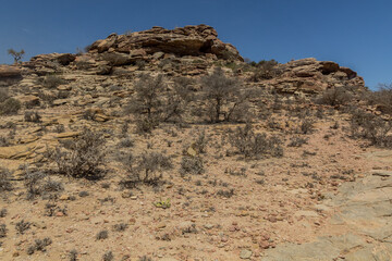 Landscape around Laas Geel rock paintings, Somaliland