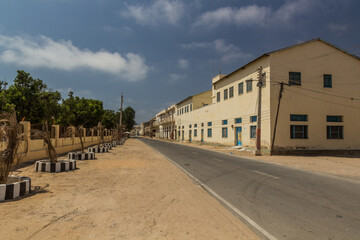Fototapeta na wymiar View of a street in Berbera, Somaliland