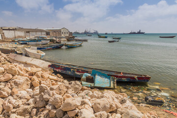 Small boats in Berbera, Somaliland