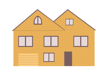 Yellow house icon