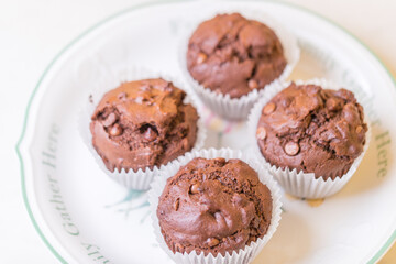 Tasty chocolate muffins - Image