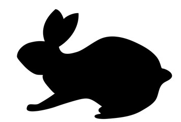 卯　年賀状　シルエット　アイコン