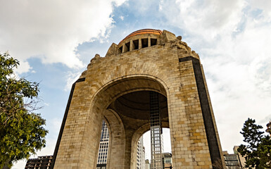 Monument of Revolution in the Mexico downtown, Mexico