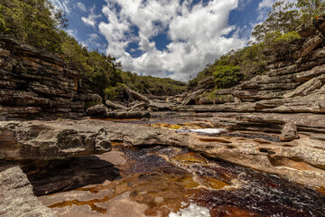 lake in the city of Mucuge, State of Bahia, Brazil