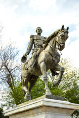 Fototapeta premium monument to the mexican heroes