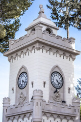 clock tower in the town