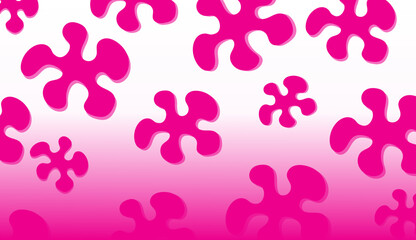 pattern with pink and blue spots