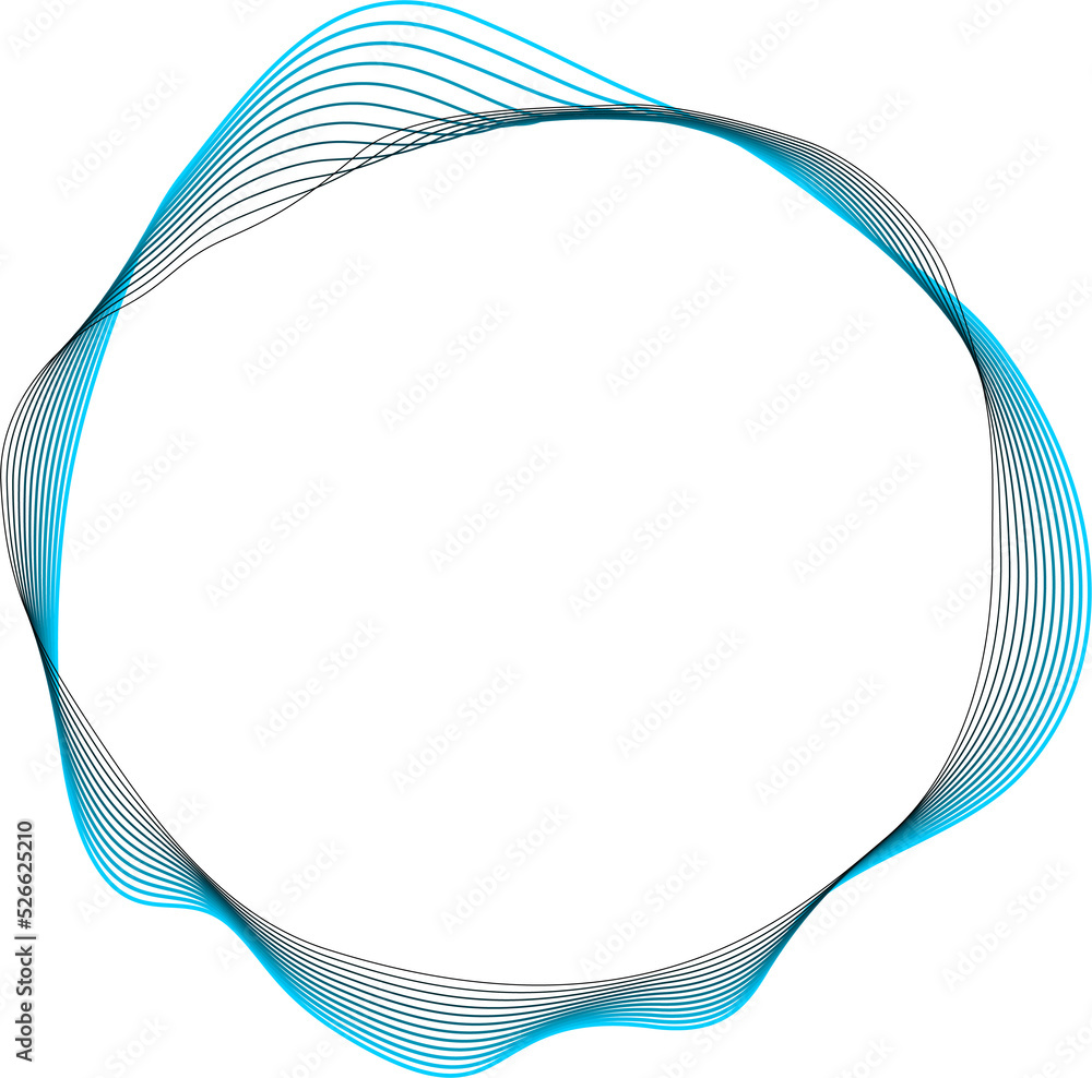 Aufkleber colorful abstract line geometric and wireframe design element