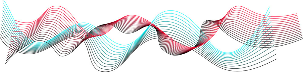 colorful abstract line geometric and wireframe design element © berkahjayamaterial
