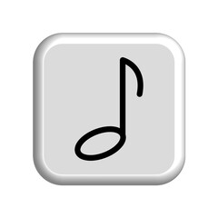 Music icon template
