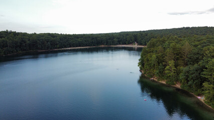 Drone shot of waldon pond during the summer 

8/28/2022