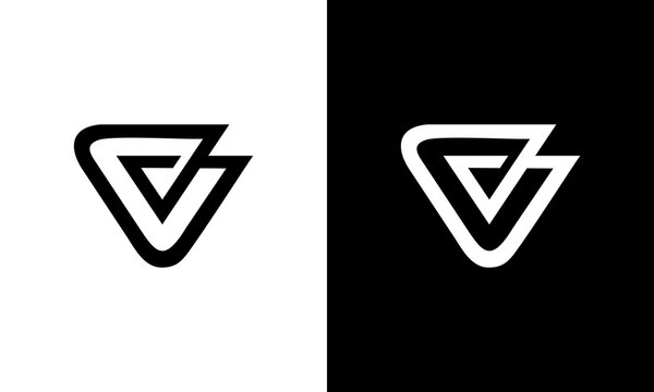 letter v logo design