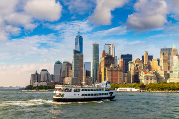 Fototapeta premium Manhattan cityscape in New York