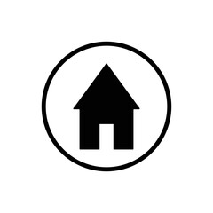 Home house work from home icon vector symbol illustration